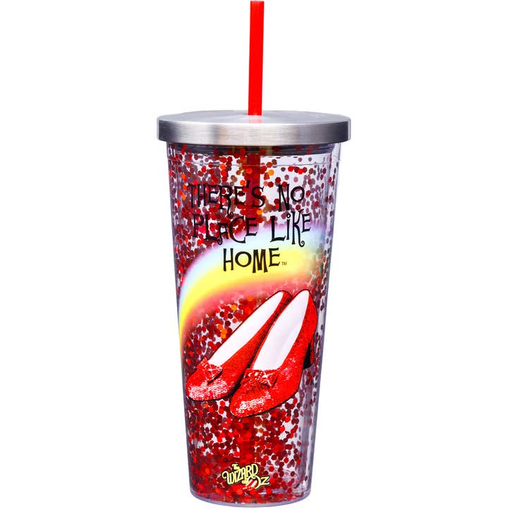 Ruby Slippers Glitter Cup for wholesale by Spoontiques, Inc