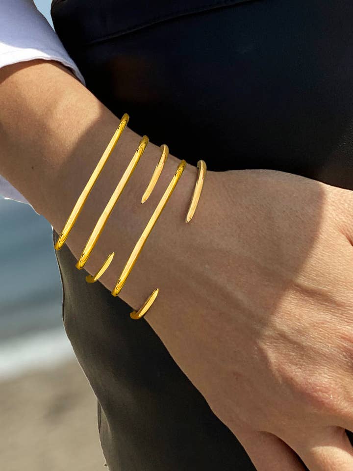 SUCCESS 18K GOLD VERMEIL ADJUSTABLE 2-WAY BRACELET for wholesale by Sonia Hou Jewelry