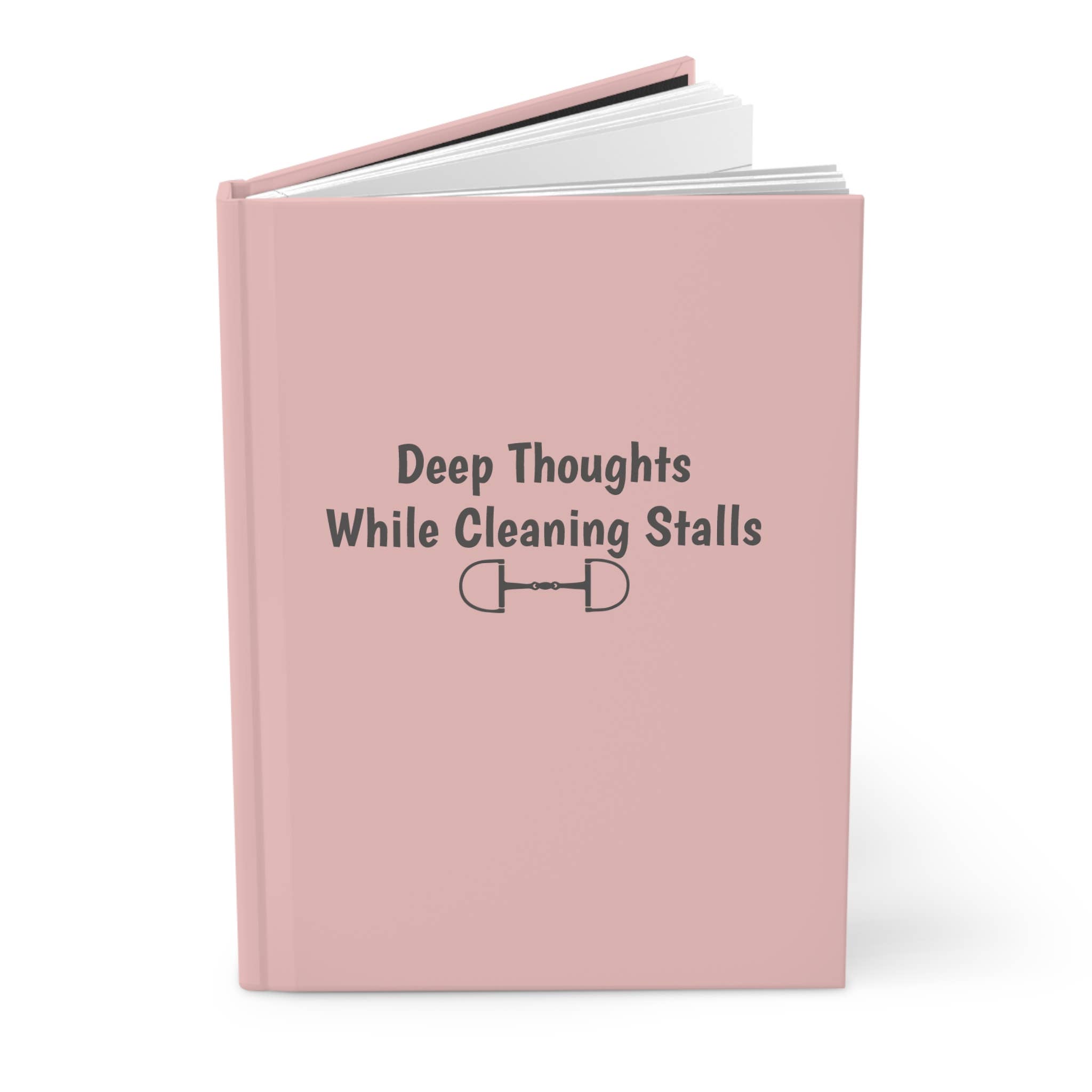 Equine & Design, LLC - Wholesale Notebook - Deep Thoughts While Cleaning Stalls | Equestrian Notebook3