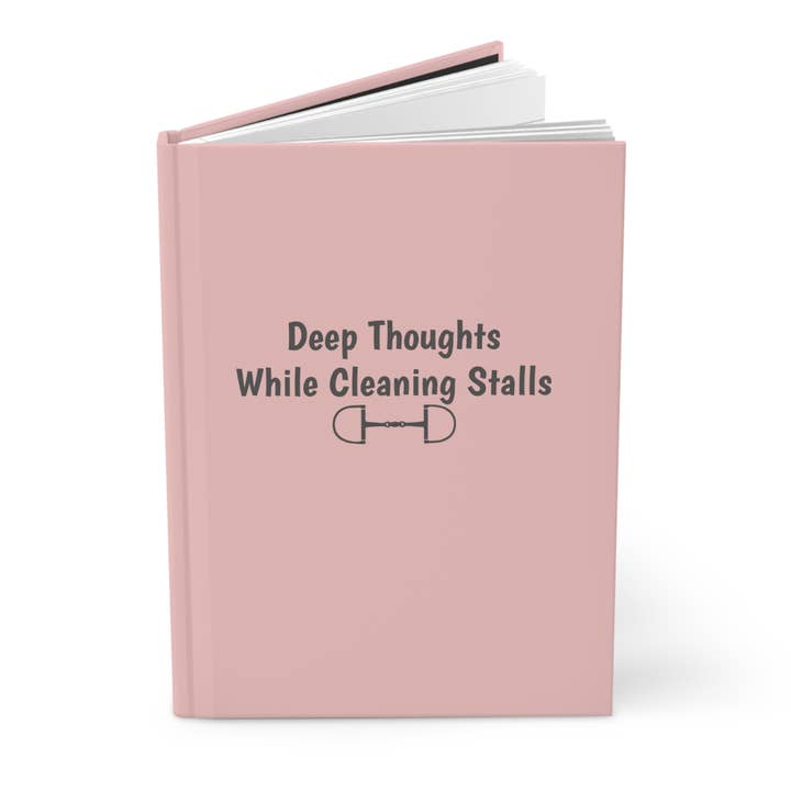 Equine & Design, LLC - Wholesale Notebook - Deep Thoughts While Cleaning Stalls | Equestrian Notebook3