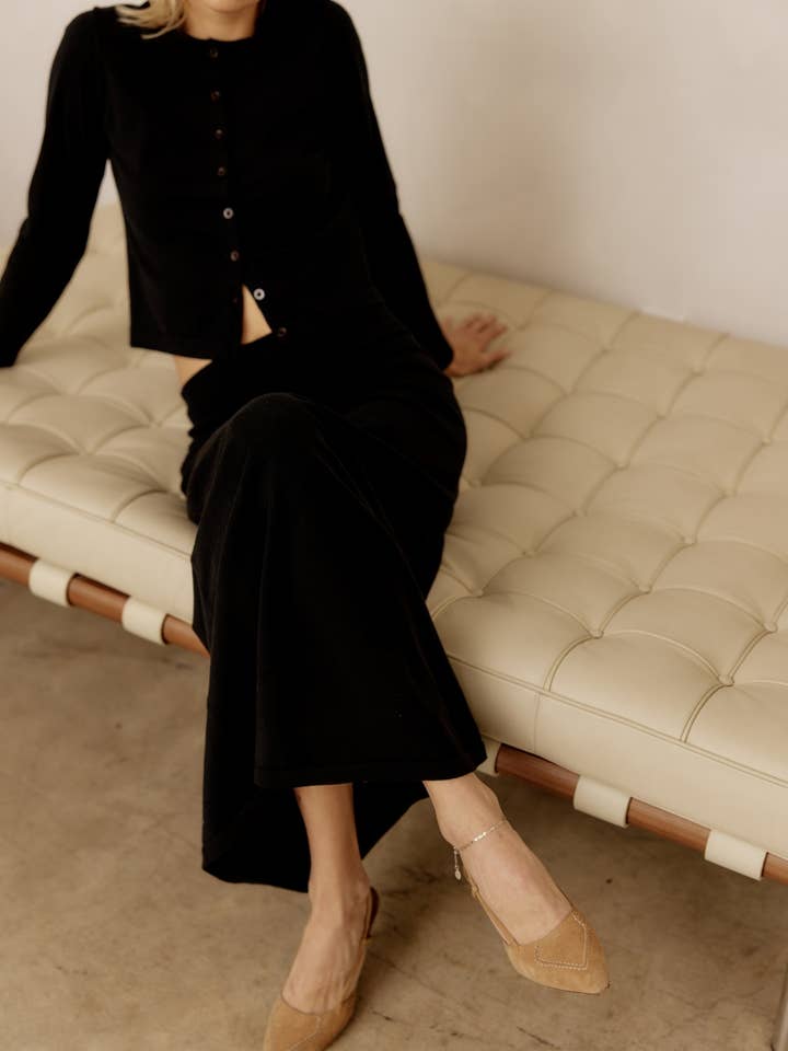 The Dane Jupe | Jupe maxi en maille pour la vente par MOD REF