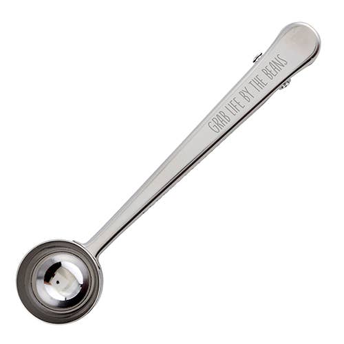 Santa Barbara Design Studio by Creative Brands - Wholesale Measuring Spoon - Coffee Clip/Scoop - Grab Life by the Beans