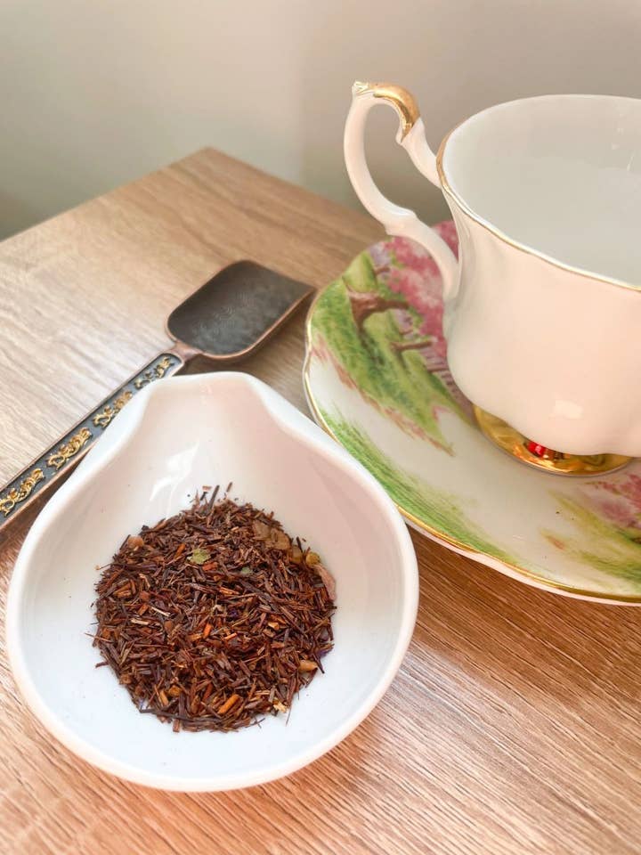 Georgia Peach Rooibos Löst Te för wholesale av Little Tea Peddler