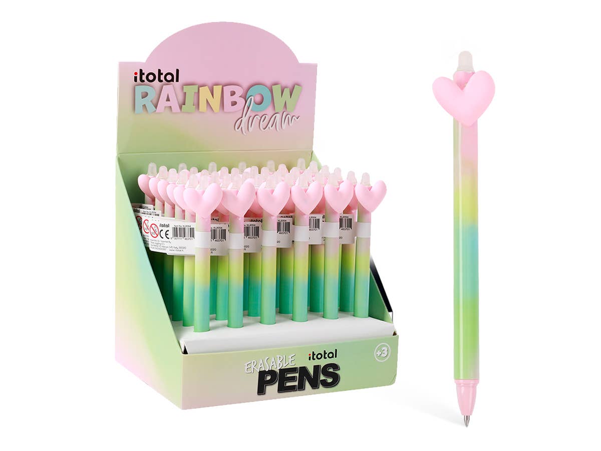 I-Total, I-Drink - Wholesale Pen - Rainbow Dream Erasable Pen - Display 36 Pcs0