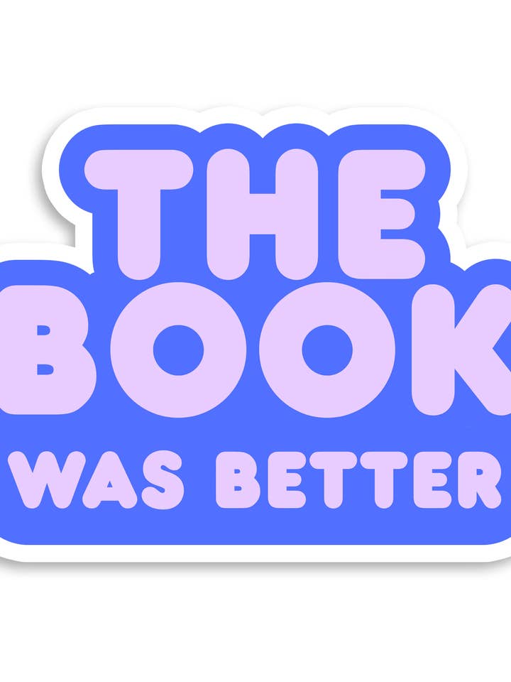 Het boek was beter vinylsticker voor wholesale door Announce Divinely