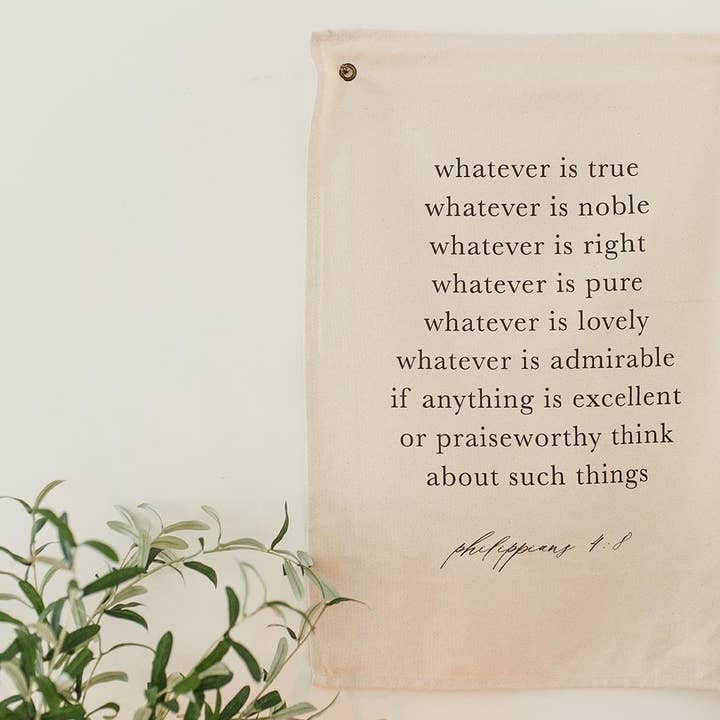 Wall Banners - Philippians 48 | Housewarming Gift for wholesale by DWELL Home Shoppe