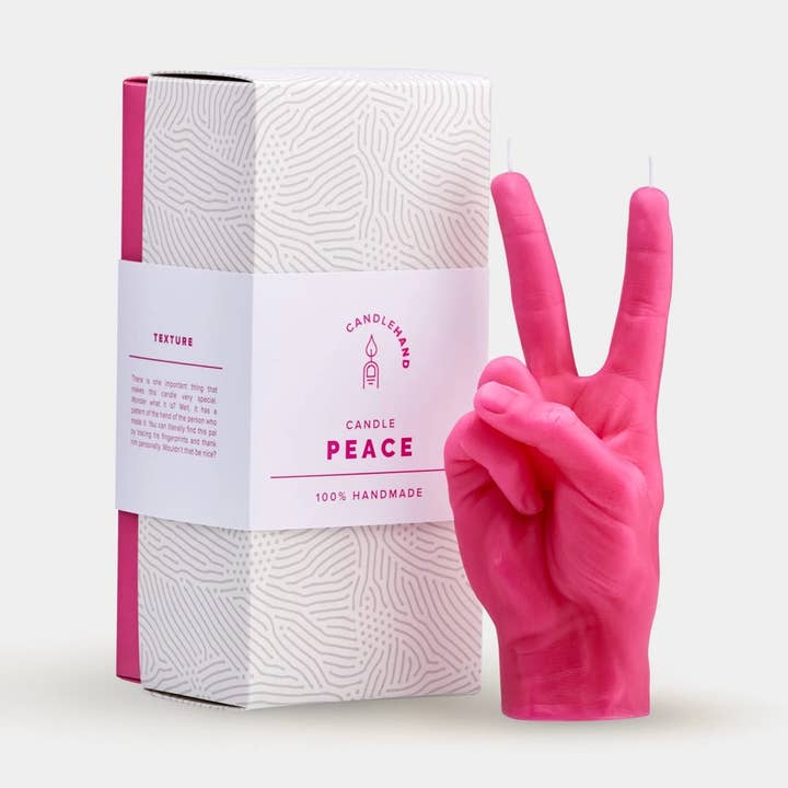 Handgeststearinljus - Fred för wholesale av The Brand Loft