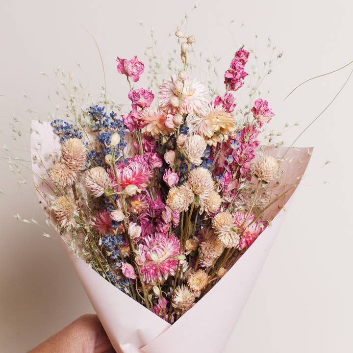 Idlewild Floral Co. - Wholesale Dried/Pressed Flowers - Spring Field Small Bouquet2