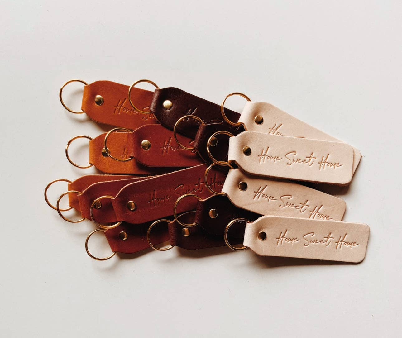 Twin Sparrow - Wholesale Keychain - Unisex - "Home Sweet Home" Script Keychain2