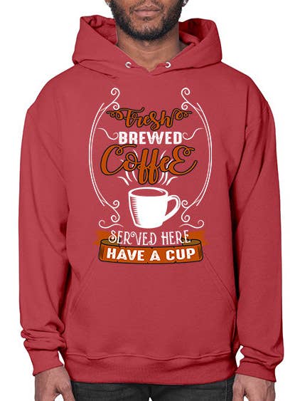 Caffè preparato 683# - felpa con cappuccio caffè per la vendita all'ingrosso da parte di tshirt unlimited