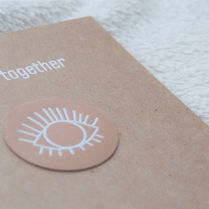 AUGE Patch zum Aufbügeln, Beige für den Großhandel von hej Tilly