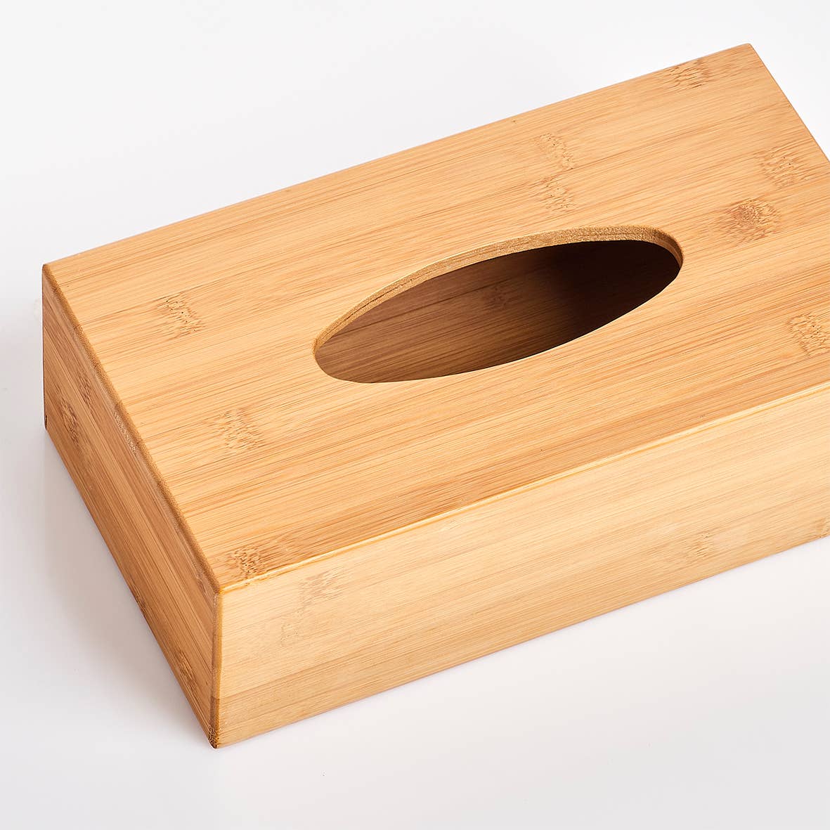 Zeller Present – Großhandel Kosmetiktasche – Unisex – Kosmetiktücher-Box, Bambus1