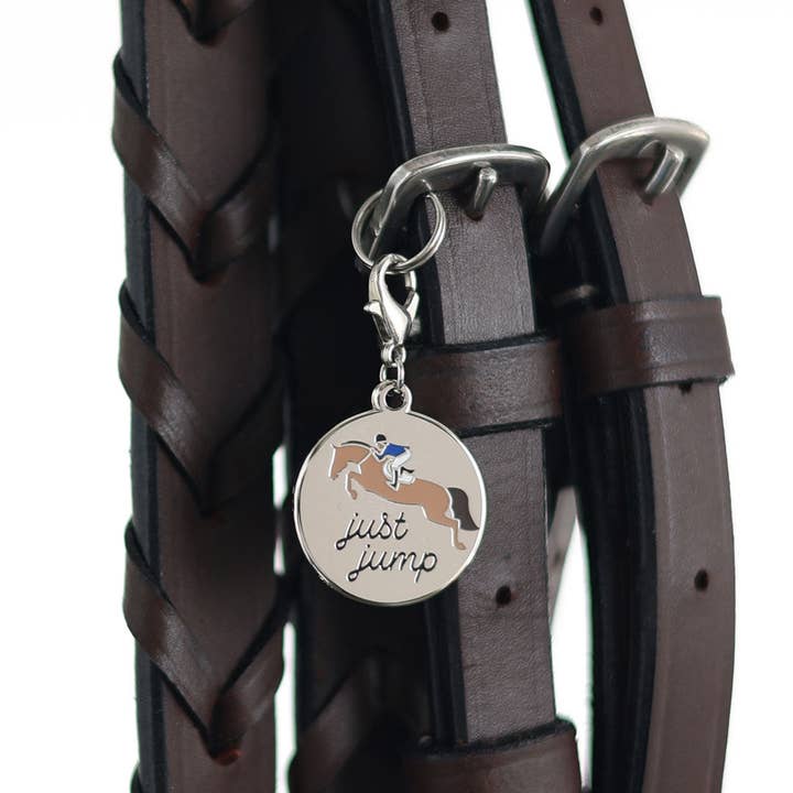 Dapplebay Bridle Charm - Just Jump for wholesale by Dapplebay
