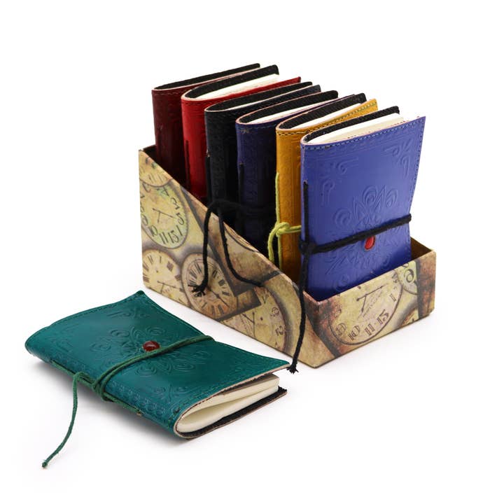 Ancient Wisdom - Wholesale Notebook - Assorted Gemstone Charkra Notebooks 9x13cm (display pack)