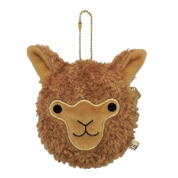 Porta-moedas com cara de alpaca fofa por atacado de Choice Alpaca Products