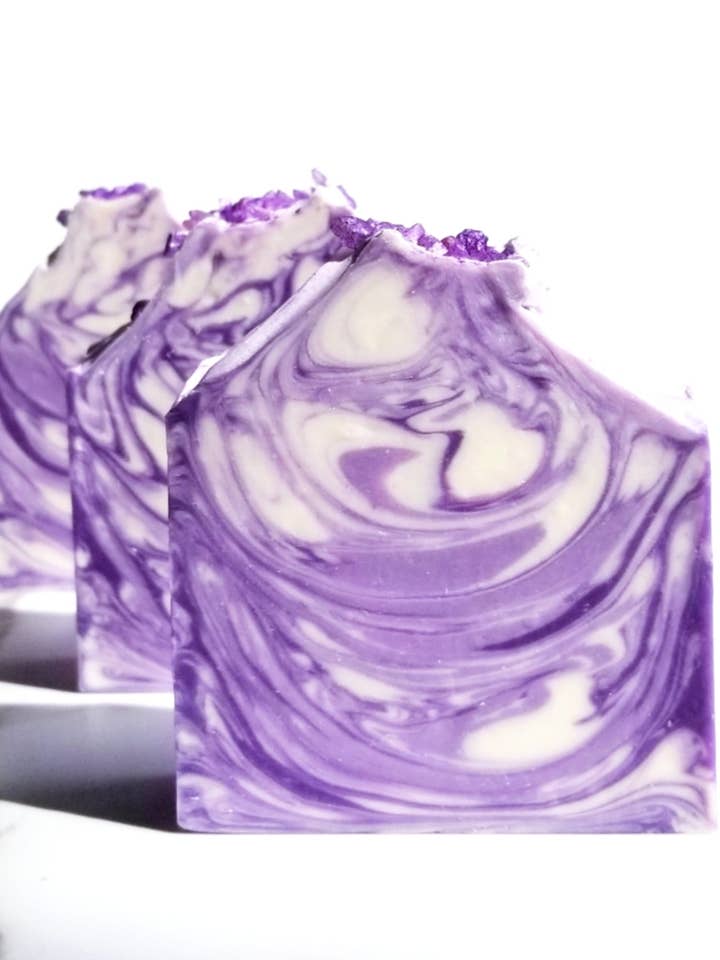 Lavendel Bar Sæbe for engroshandel hos Hemp and Clay Soapery