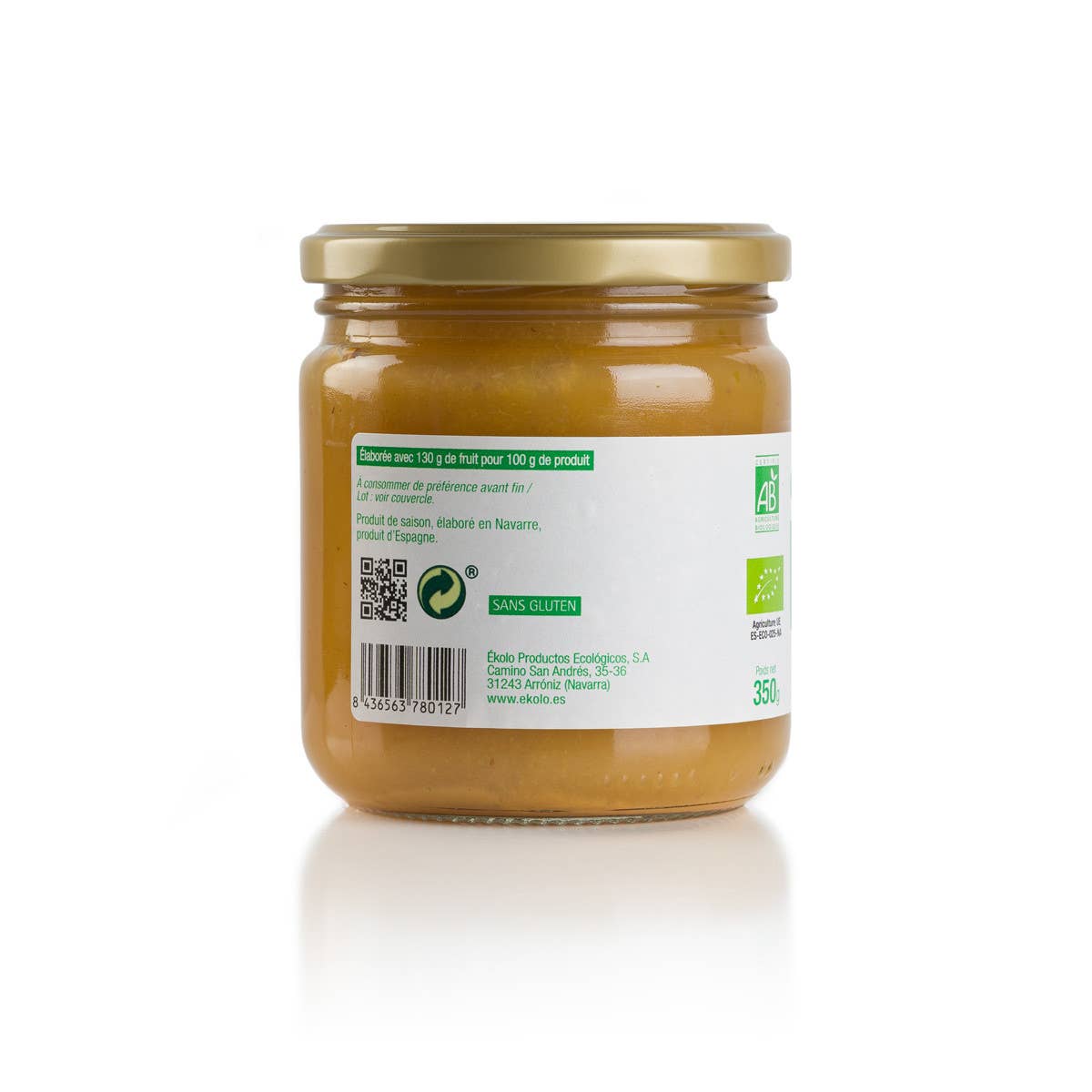 ekolo - Vente Confiture/gelée - Compote de pomme bio, 6 pots de 350 g2