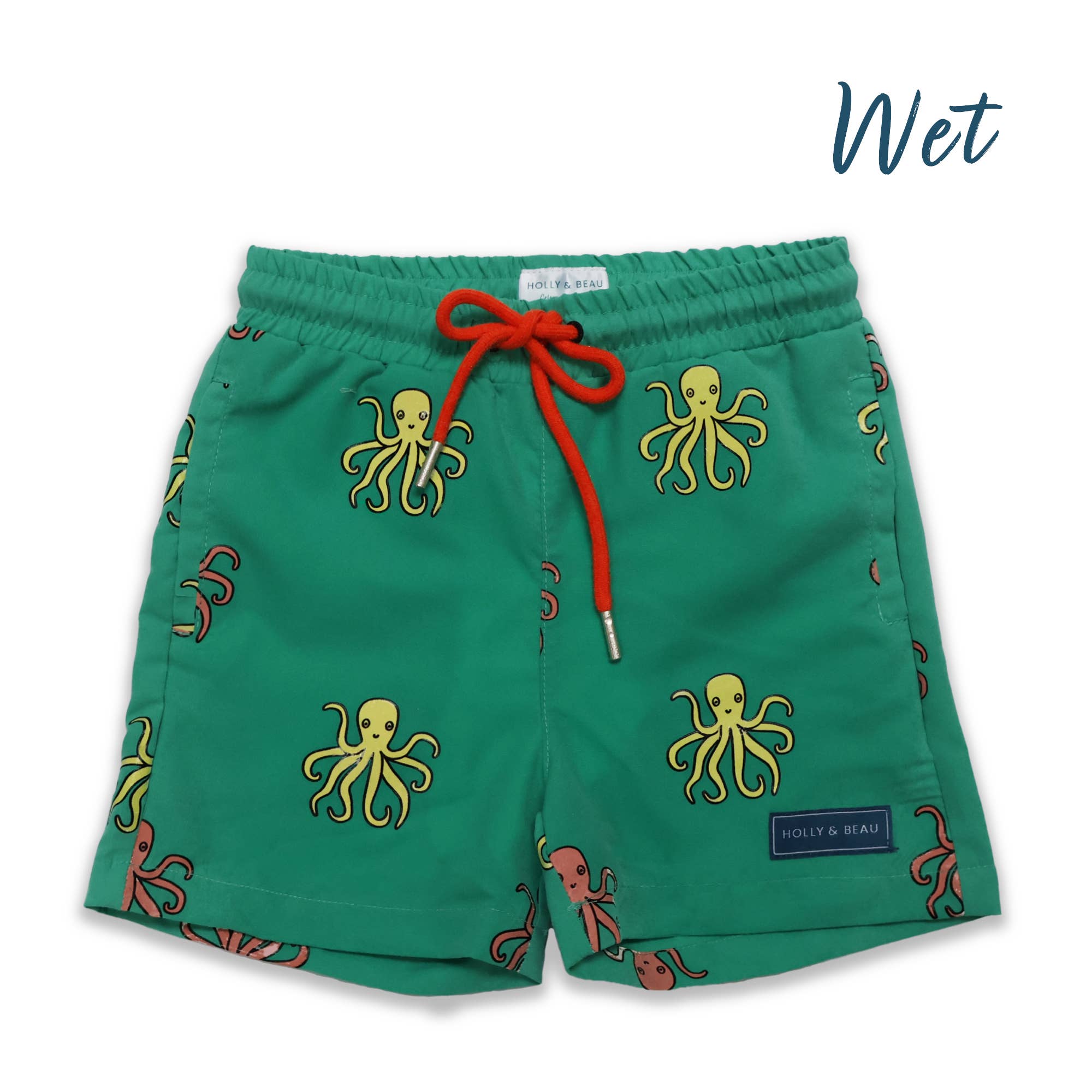 Holly and Beau – wholesale Swim shorts – Kids – Octopus Color Changing Boys Swim Trunks6