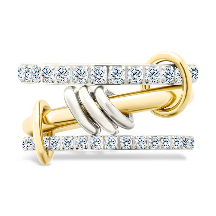 Dual Tone Garwyn Stacking Ring for wholesale on Faire0
