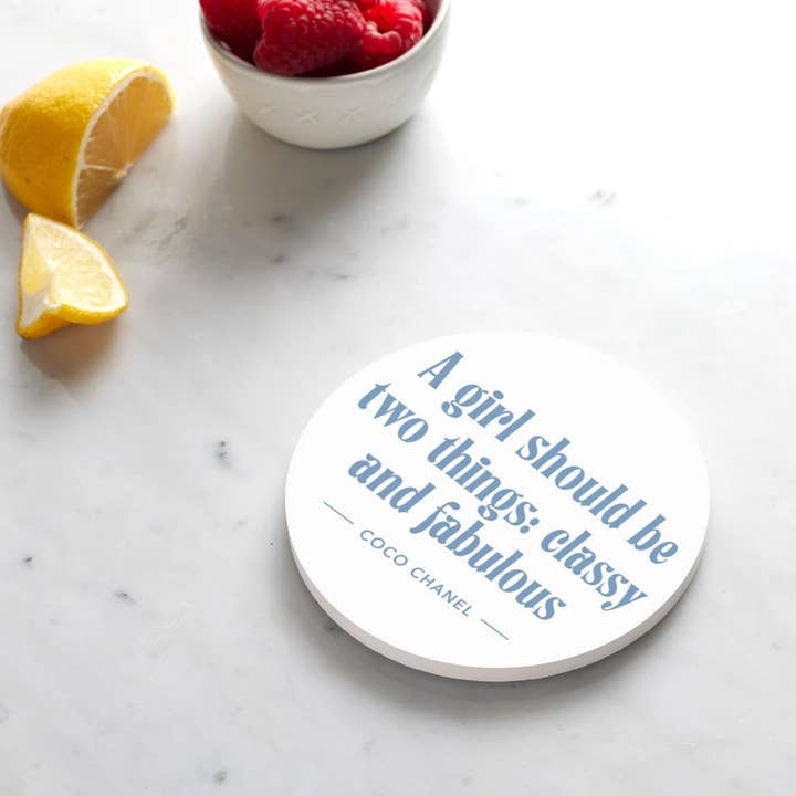 Clairmont & Co - Wholesale Coasters - Chinoiserie, Blue and White, Coco Chanel, Coaster, Gifts