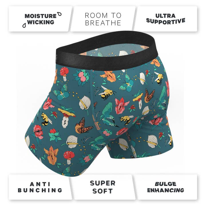 Shinesty, Inc - Wholesale Underwear - Men's - Pollination Station | Ball Hammock® Pouch Underwear Fly