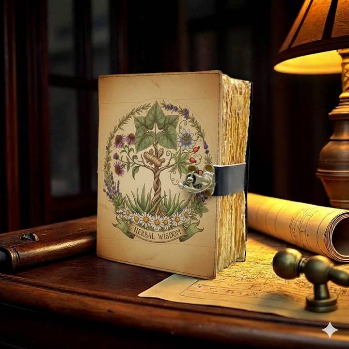 Apothecary Leather Journal Medicinal Journal Botanical Book for wholesale by MNM HANDICRAFTS