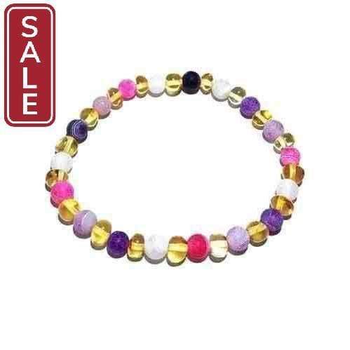 Volwassen Amelie Honey Baltic Amber Pink Purple voor wholesale door Love Amber x