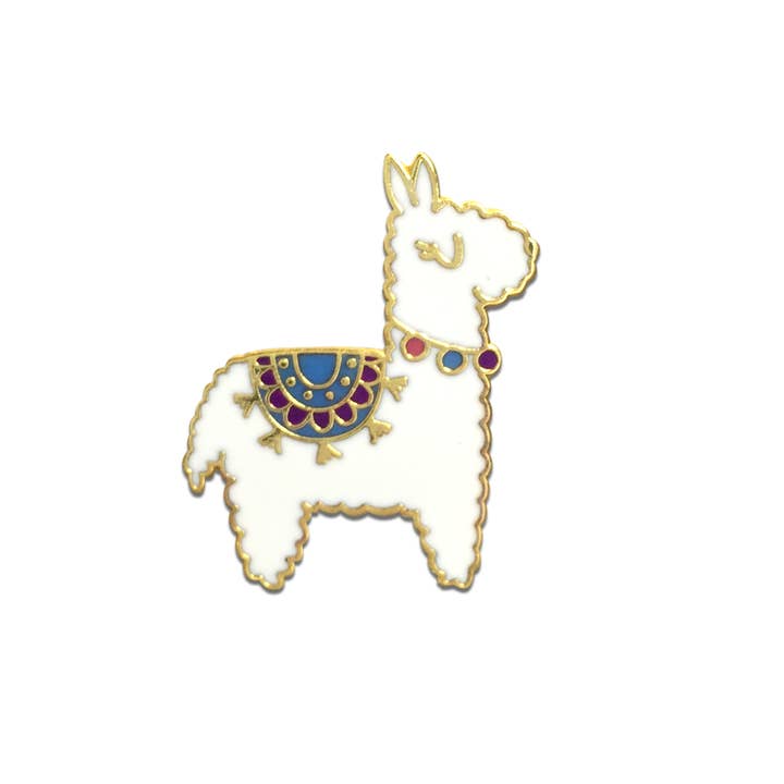 Jungle Empire - Wholesale Lapel Pin/Button - alpaca pin1
