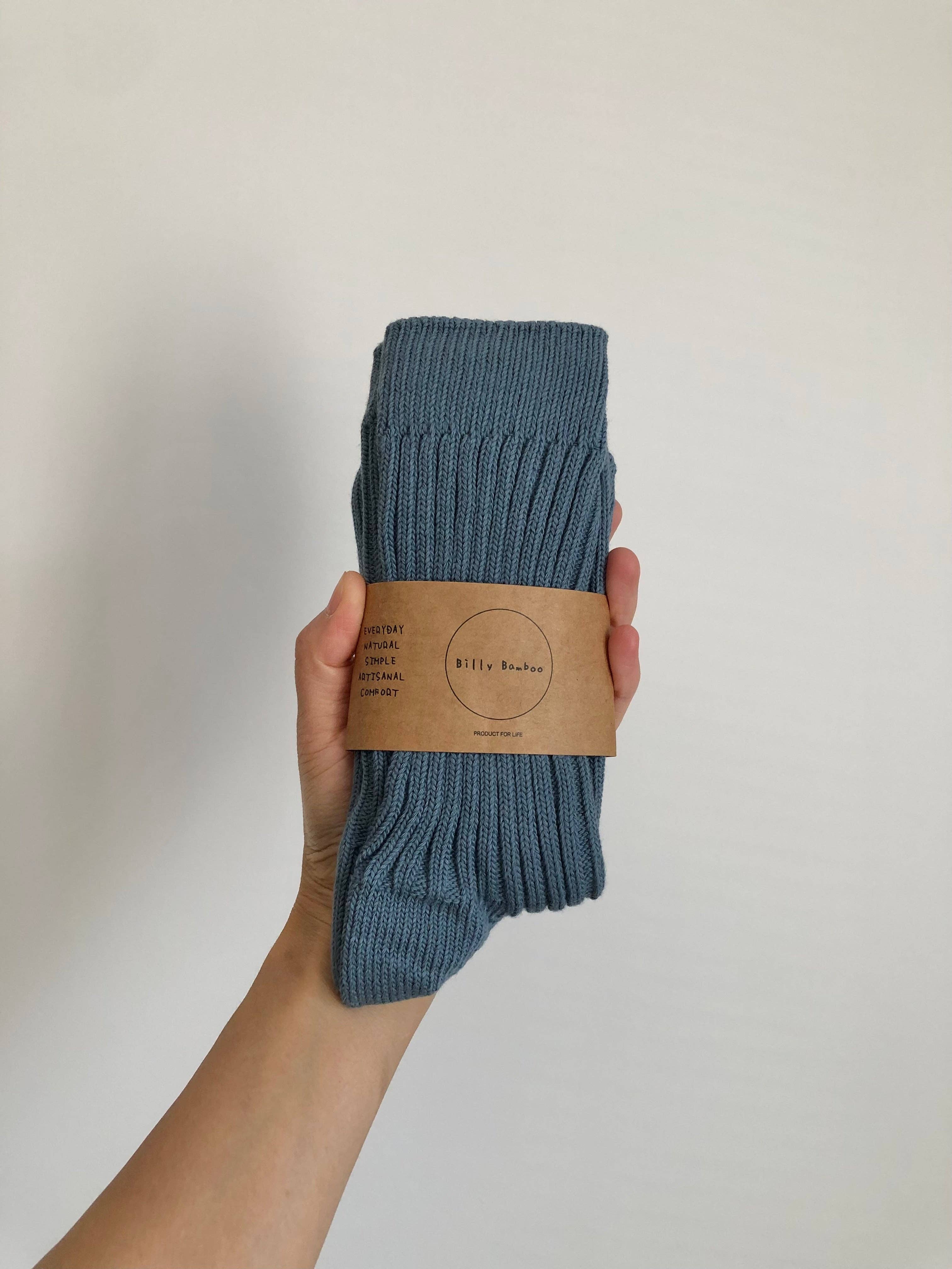 Billy Bamboo - Wholesale Socks - Unisex - RIBBED COTTON HIGH SOCKS - pastel18