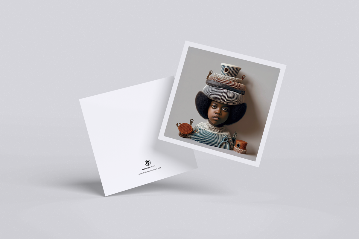 Black Pepper Paperie Co. – Engroshandel Brevpapir/sæt med noteskort – Forfaderindekskort V.24