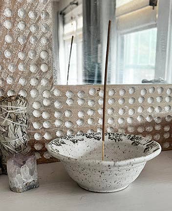 Gina DeSantis Ceramics - Wholesale Incense Holder - Handmade Ceramic Incense Burner in Mist4