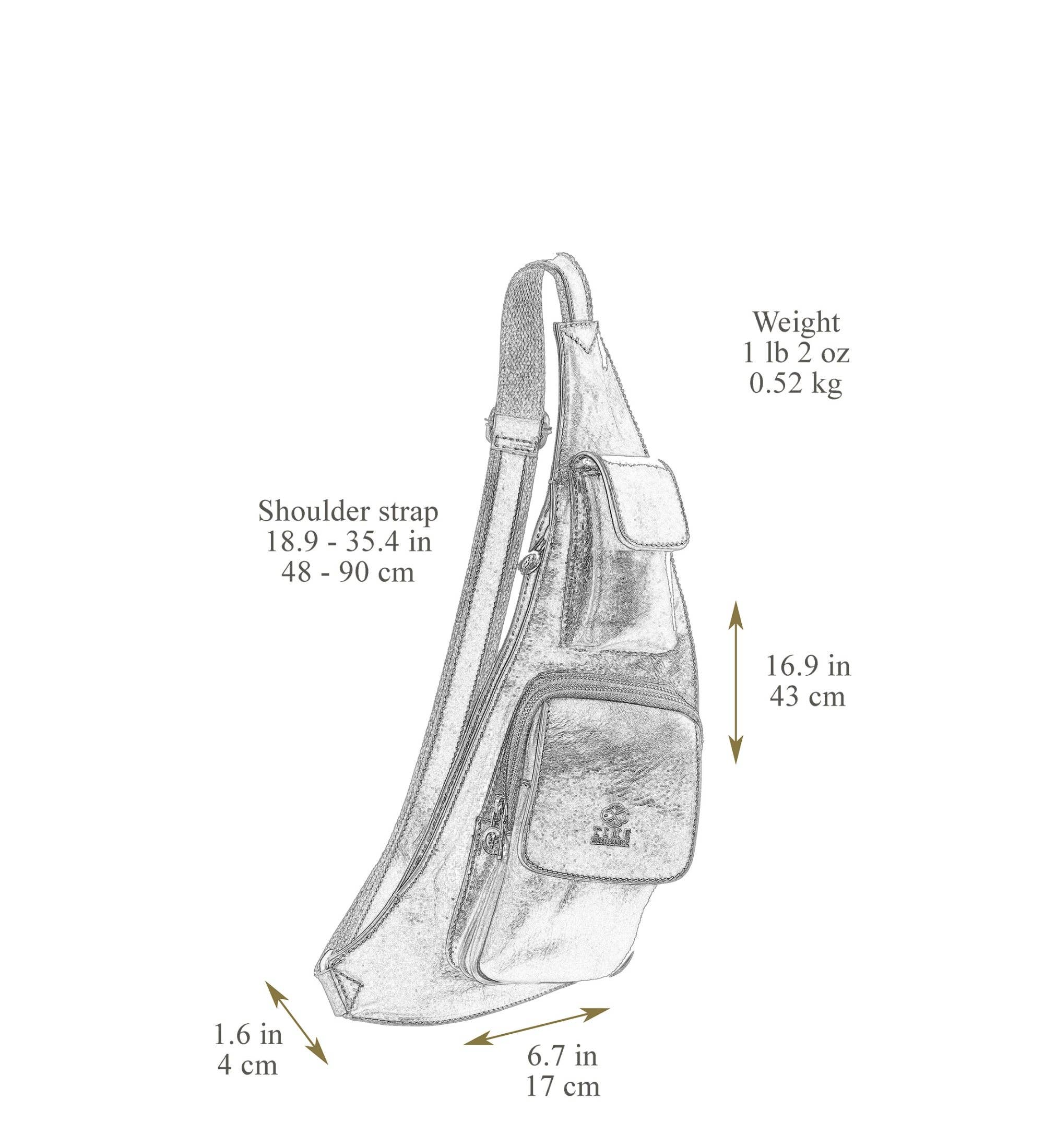 Time Resistance - Venta al por mayor Bolsos bandolera - Unisex - Bolso bandolera de cuero The Monk13