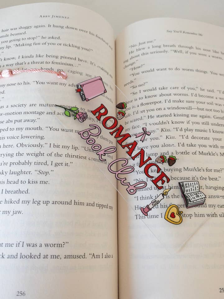 Marque-page Romance Book Club pour la vente par Be Bold Stay Bold