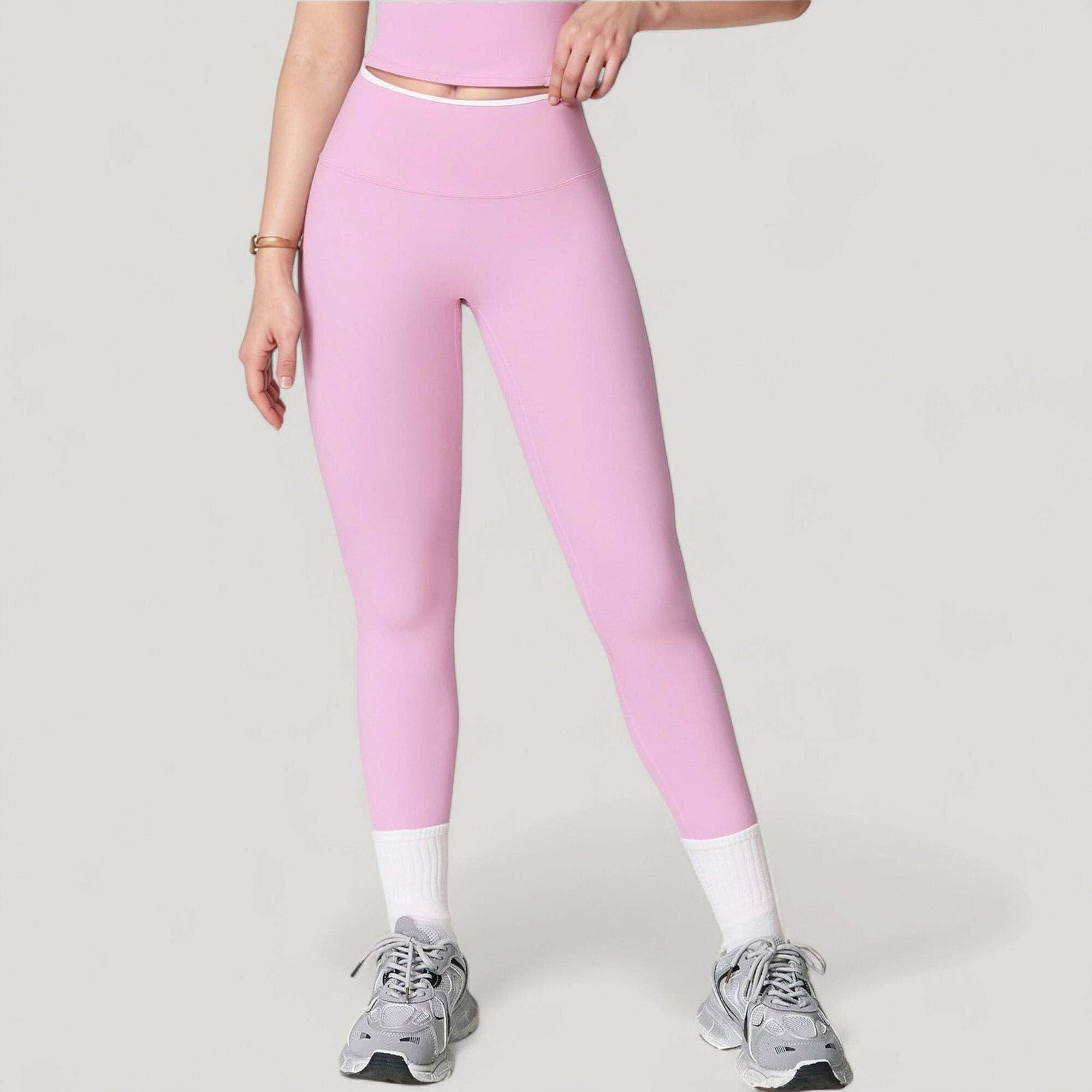 Active by Anna-Kaci - Wholesale Athletic/Lounge Leggings - Women's - High Waist Seamless Leggings with Tummy Control and Sculptin20