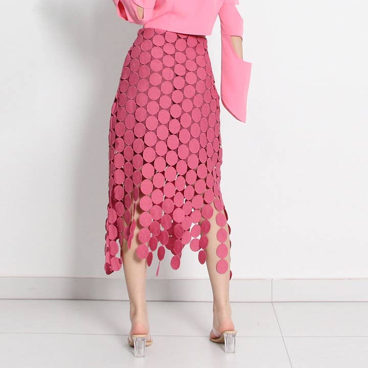Productseeker - Wholesale Skirt - Women's - SK001 Hollow Out Embroidery Skirt Pencil Skirt Dress