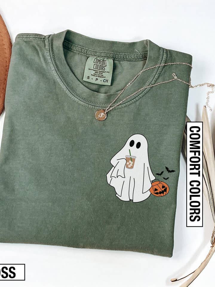 Comfort Colors Ghost Coffee Shirt, Ghost Iced Coffee Shirt and other Purchase Wholesale ghost tee. Free Returns & Net 60 Terms on Faire trending on Faire.