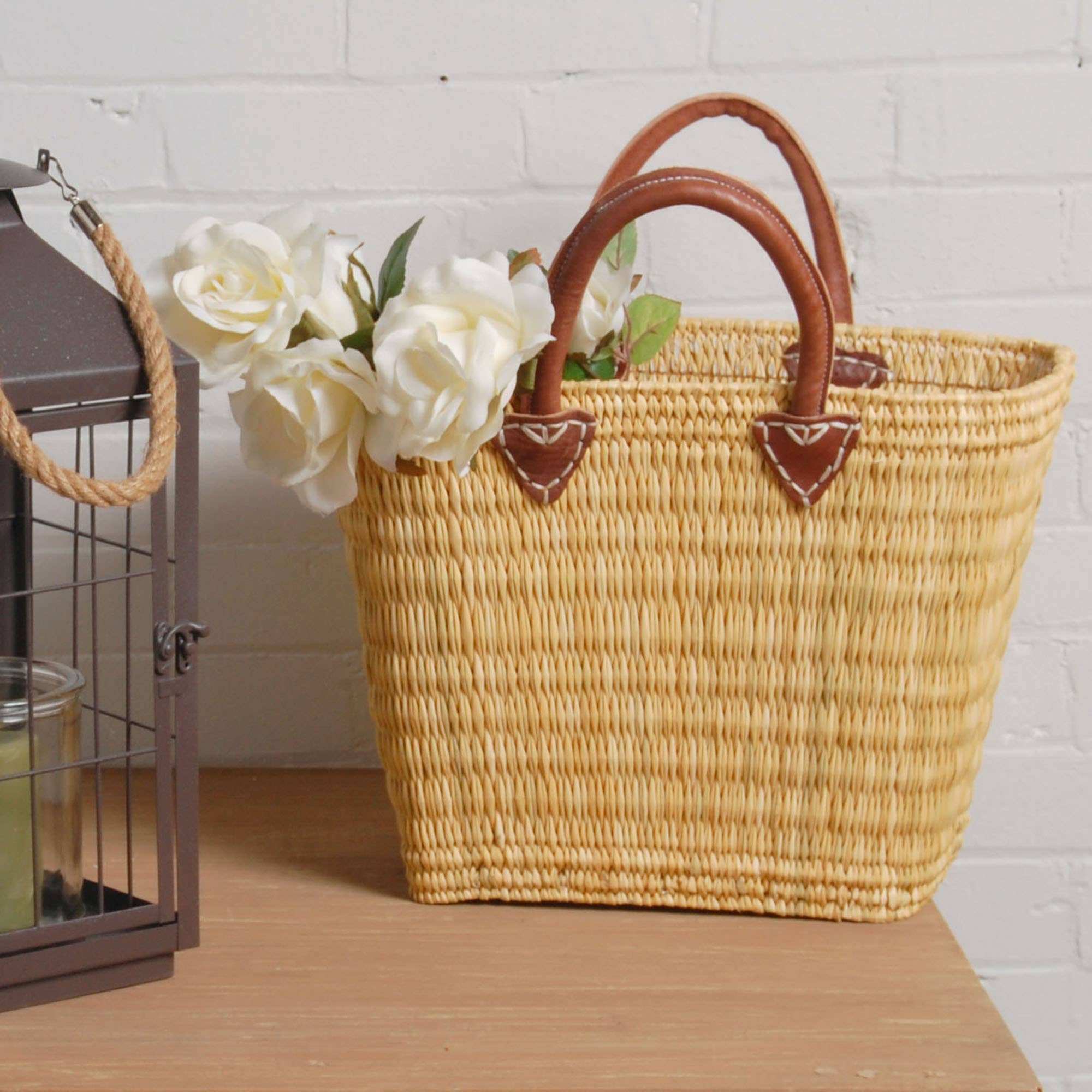 Bacon Basketware - Wholesale Grocery/Shopping Bag - Straw Market Bag2