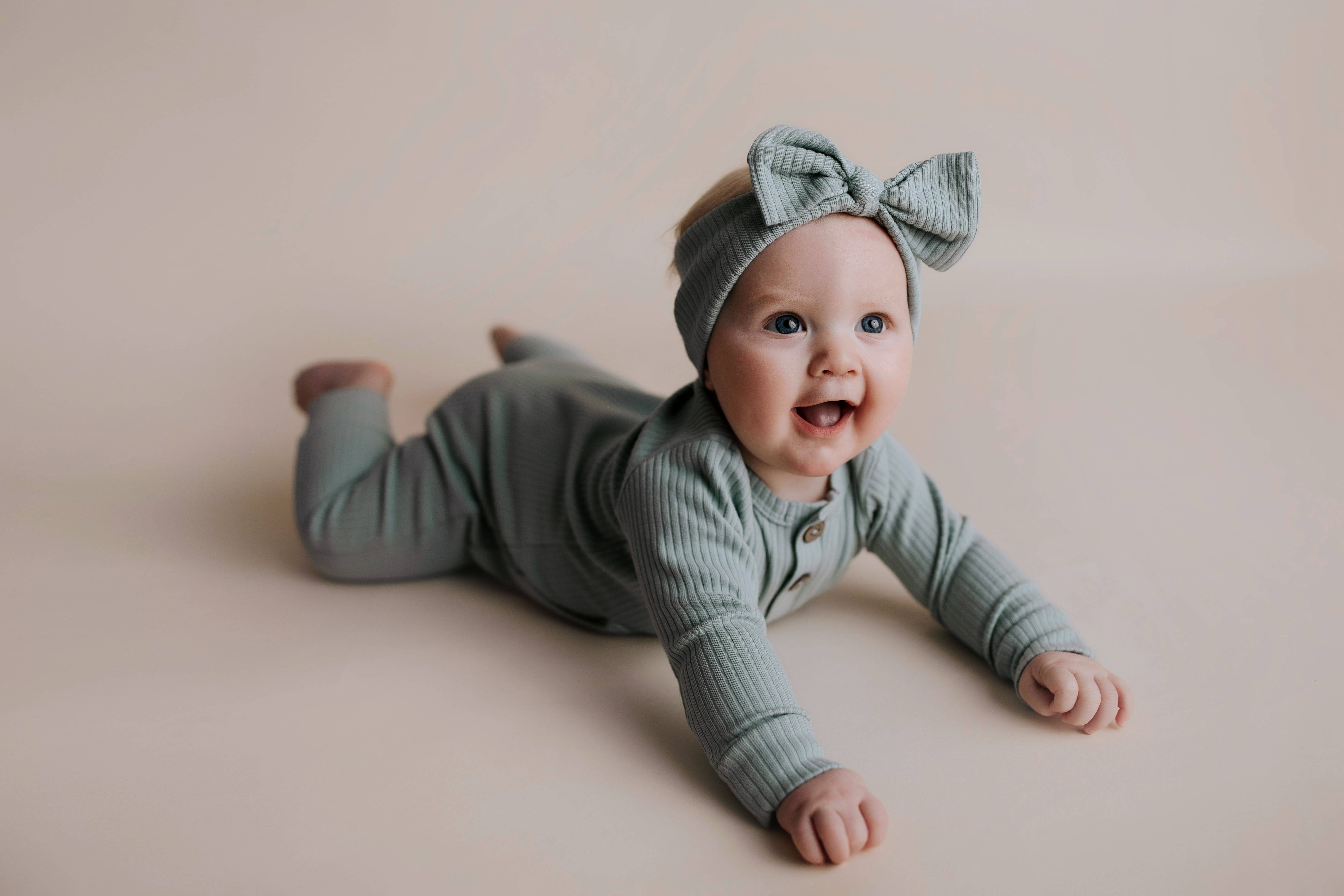 Three Little Tots - Wholesale Jumpsuit - Baby - Baby Ribbed Playsuit with Pockets and Bow15