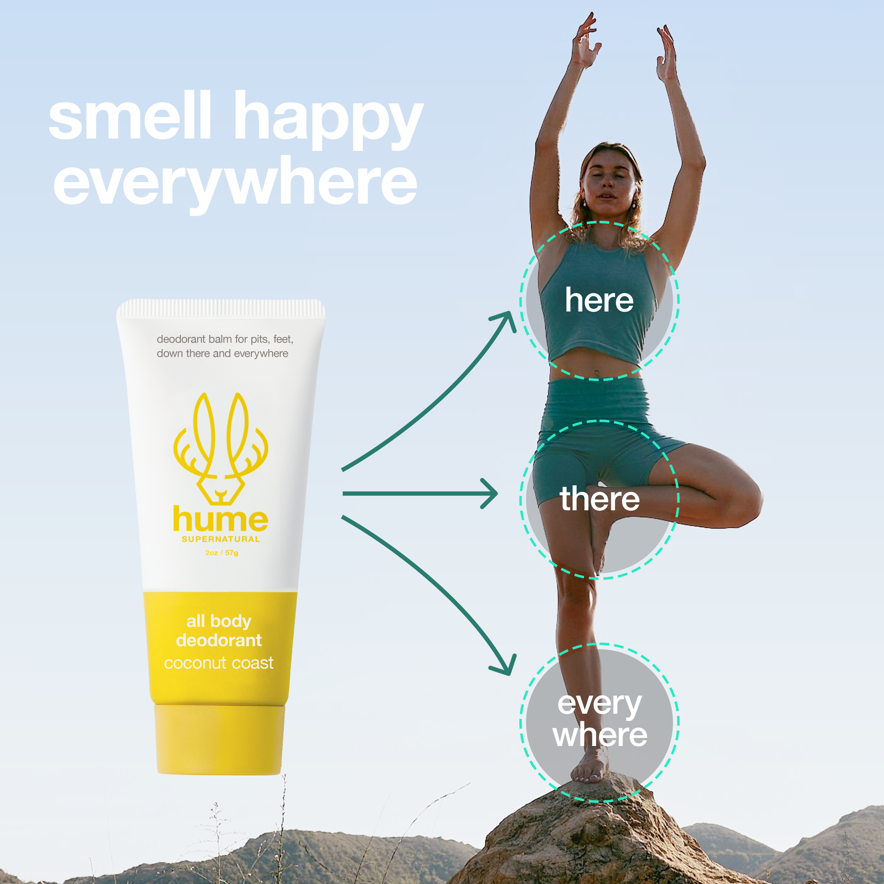 Hume Supernatural - Wholesale Deodorant - Unisex - All Body Deodorant- Coconut Coast3