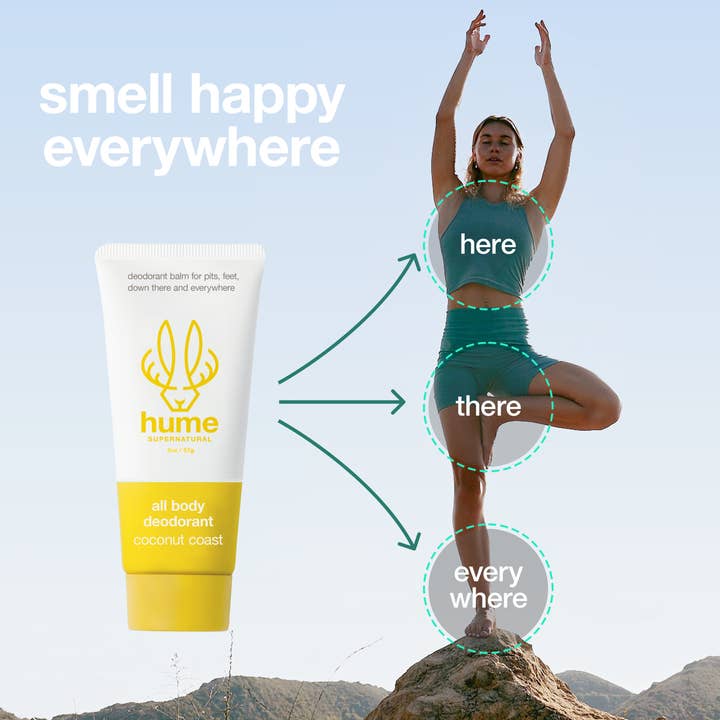 Hume Supernatural - Wholesale Deodorant - Unisex - All Body Deodorant- Coconut Coast3