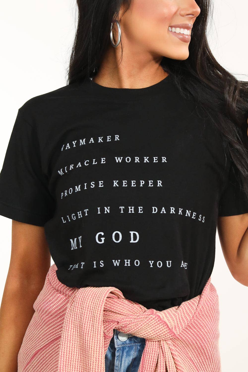 Faith Collective – wholesale Screen printed t-shirt – Women′s – Waymaker Graphic Tee3