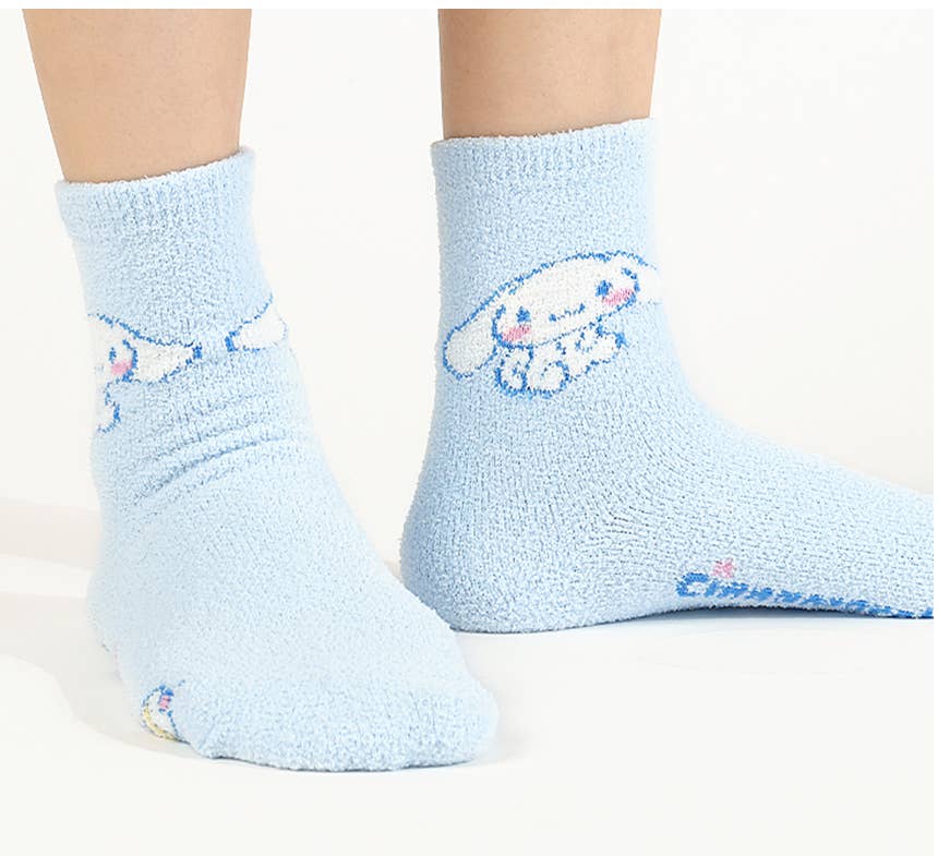 K-Wonderland - Wholesale Socks - Women's - Sanrio Characters ultra-soft cozy warm Sleeping Socks4