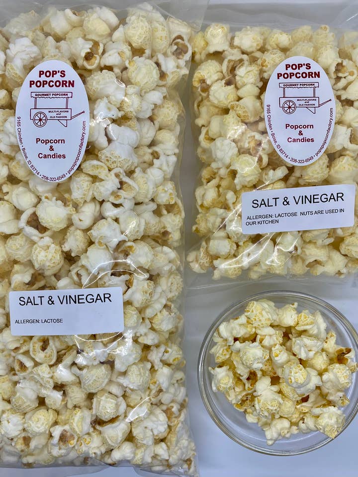 Salt & Vinegar for wholesale by Pop's Popcorn