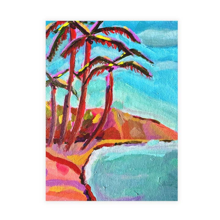 Island Sunset Postcards — Pack with Envelopes for wholesale by Ripe Banana