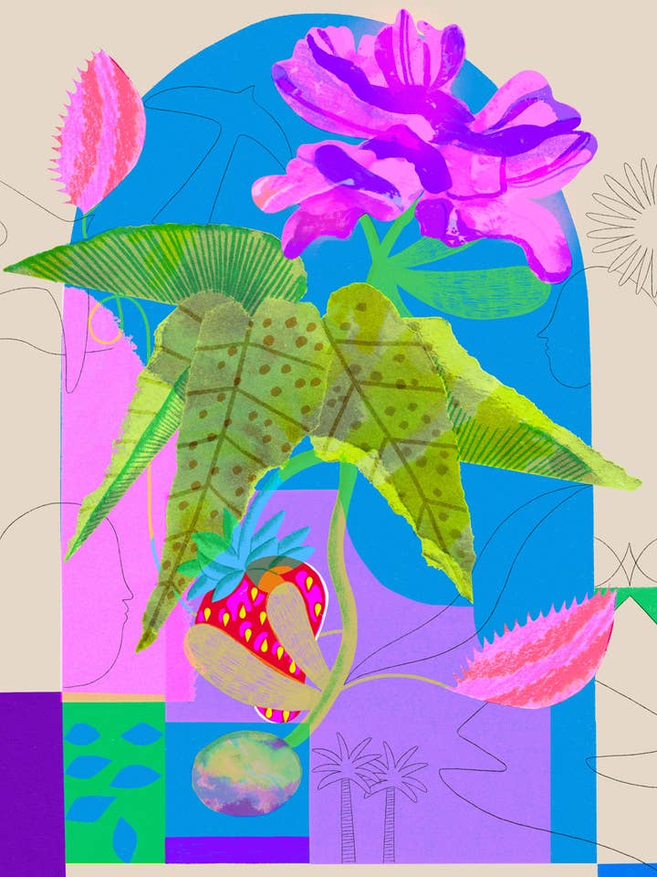 FLOWER 2 - Seeds Of Ideas To Come Giclée Print for wholesale by Lucy Sherston