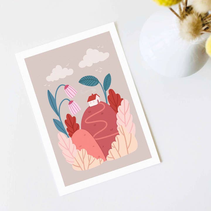 Poster kunstdruk - Tiny House voor wholesale door Sentient Stories