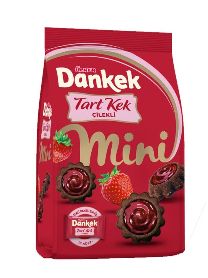 Ulker Dankek Mini Strawberry Pie Single Serve Turkish Halal for wholesale by Aladdin