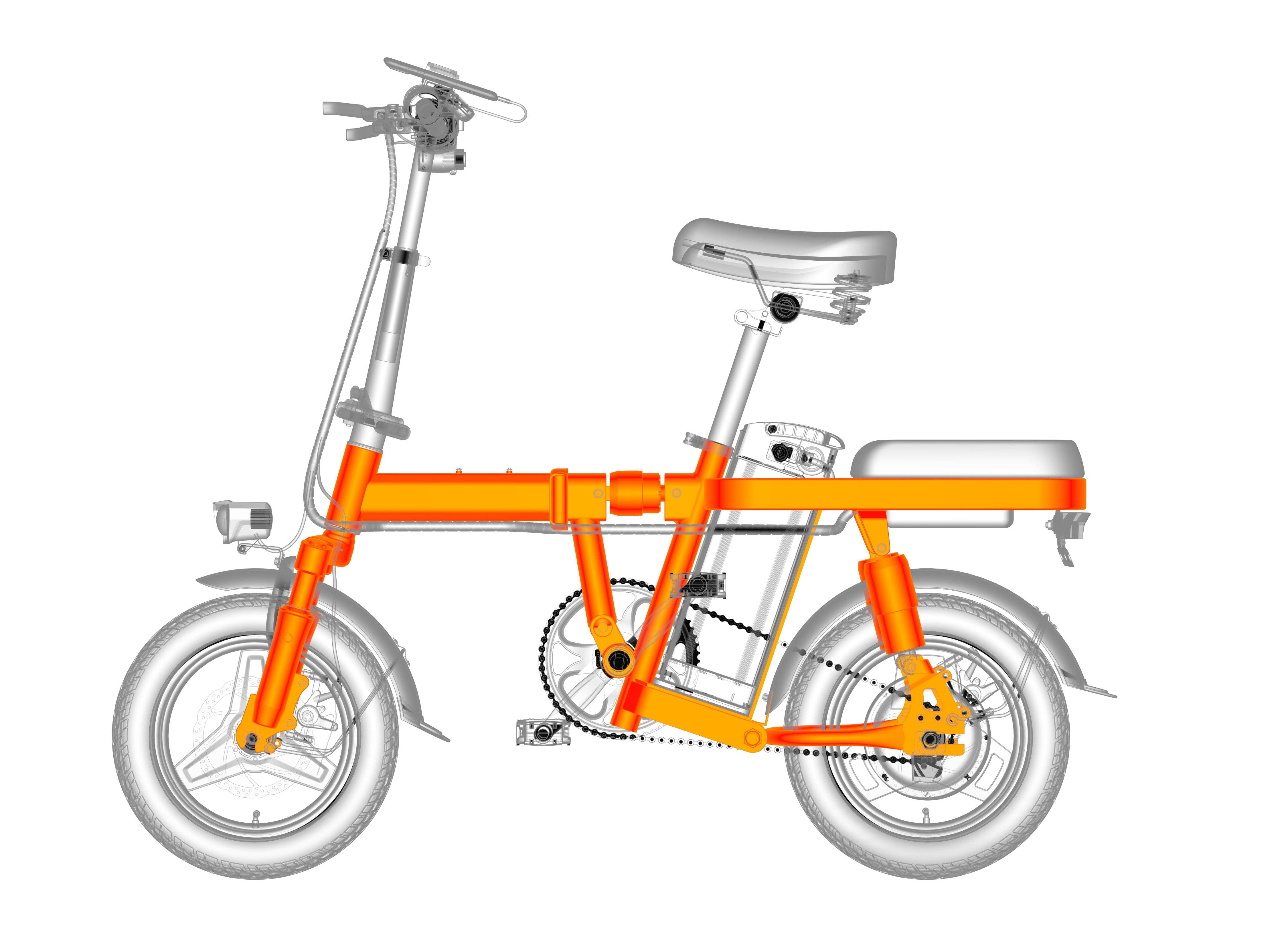 Pleno Fitness - Wholesale Bike/Scooter - Kids - T14 350W Motor | 48V 10An Battery Ebike13