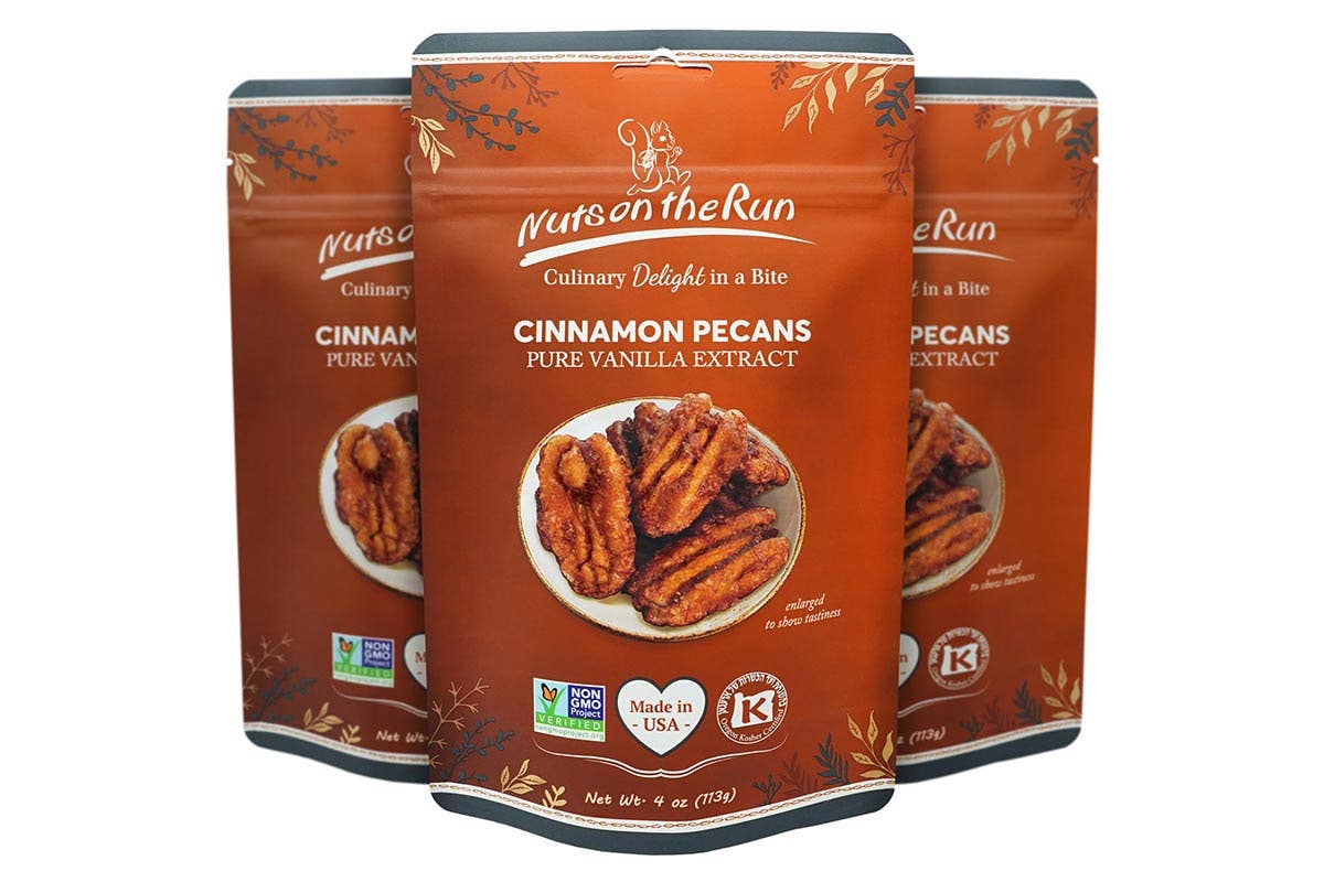 Nuts On The Run - Wholesale Nuts - Cinnamon Vanilla Pecans