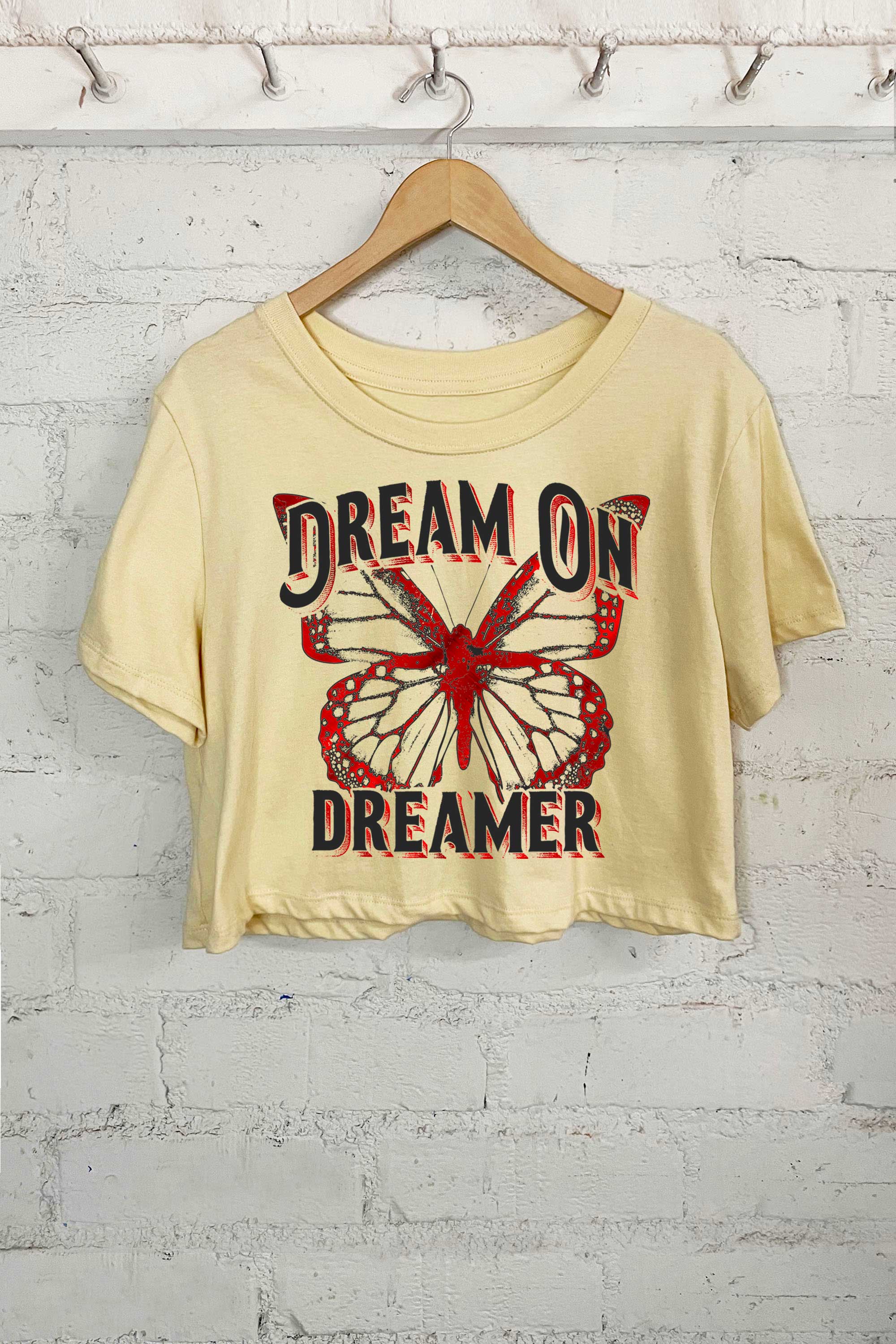 Rustee Clothing - Wholesale Screen Printed T-Shirt - Women's - Dream on Dreamer0